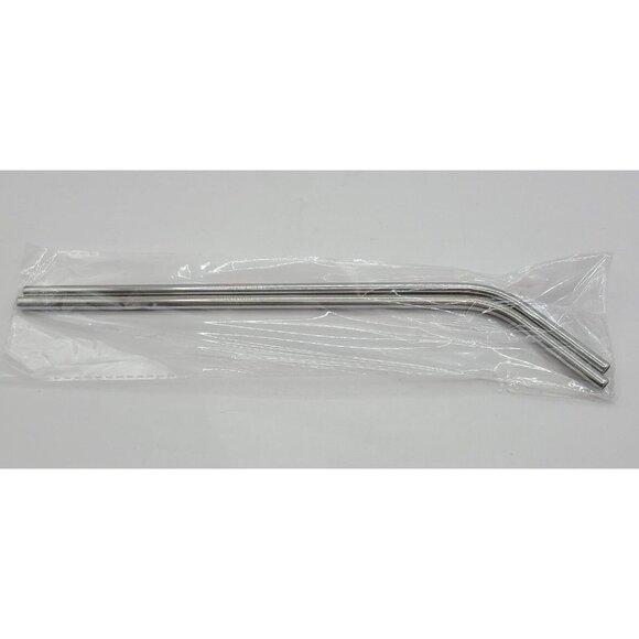 Nutribullet Stainless Steel Metal Straws Replacements 2-pack Factory Sealed New - Picture 1 of 3